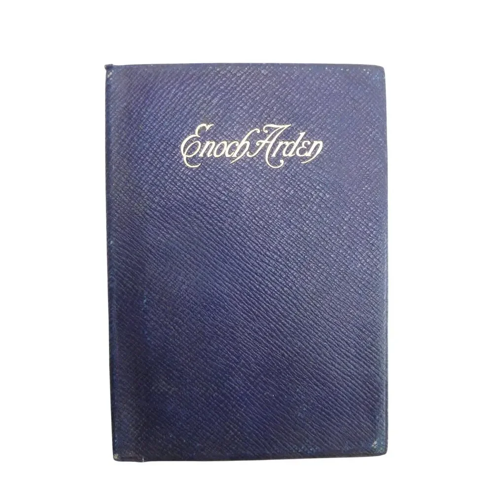 Vintage Enoch Arden Alfred Lord Tennyson Antique Leather Bound Book Crowell